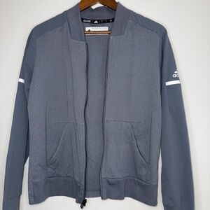Adidas Gray Bomber Jacket